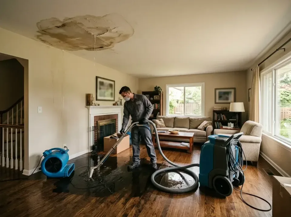 attic-pipe-burst-ceiling-drip-008 — frequently asked questions, Water Damage Restoration & Carpet Care in Rogers, MN